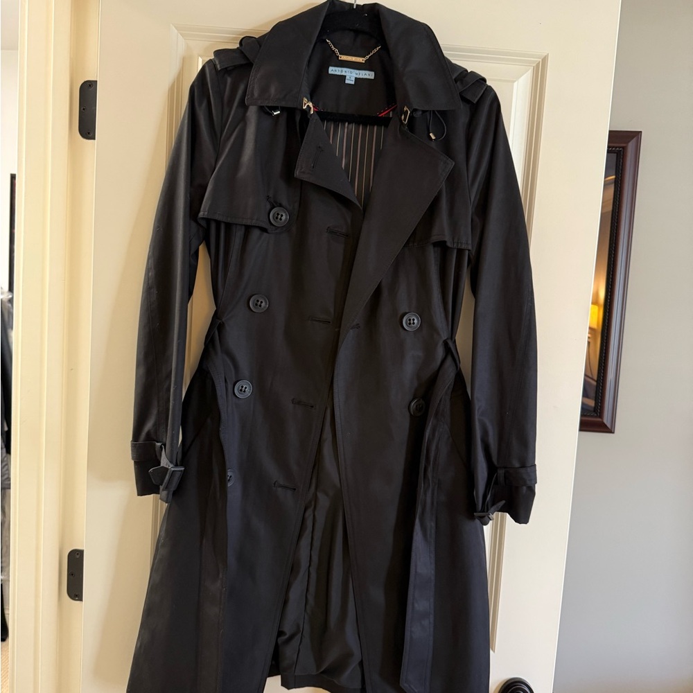 ANTONIO MELANI Black Trench Coat